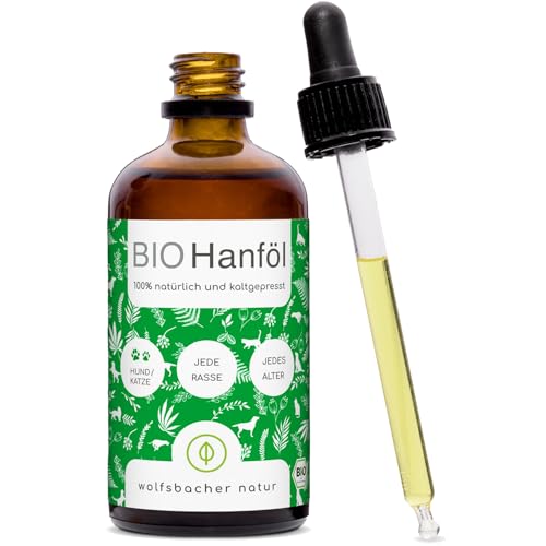 Bio Hanföl für Hunde und Katzen