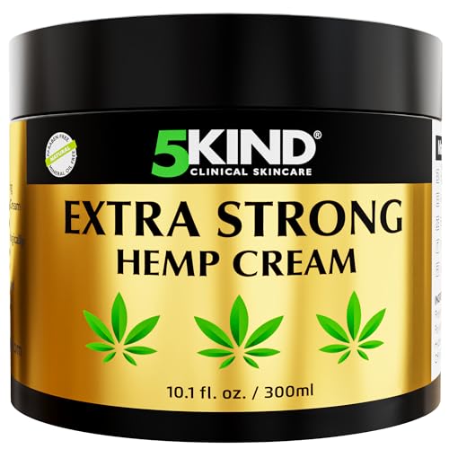5kind Extrastarke Hanfcreme 300 ml – Hochdosiertes Hanf Gel und Arnikacreme