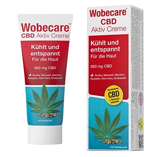 Wobecare® CBD Aktiv Creme | Kühlend und lindernd für die Haut