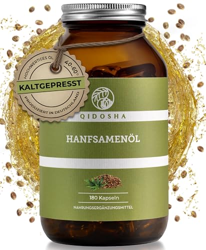 QIDOSHA® Hanfsamenöl Kapseln hochdosiert