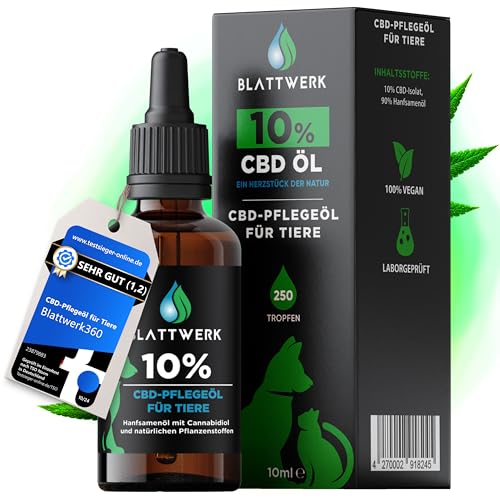 Blattwerk360 10% CBD Öl für Hunde & Katzen